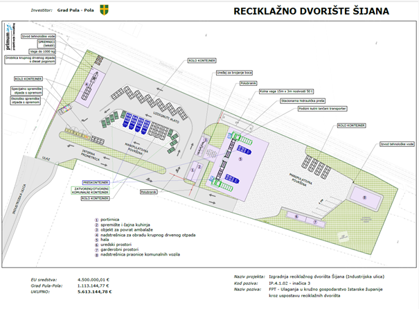 Reciklažno dvorište Pula - Primum ing d.o.o.